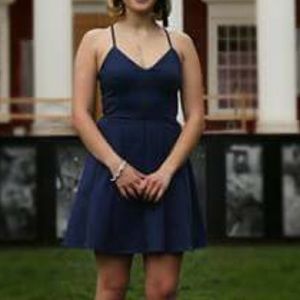 Parker navy blue dress, size XS